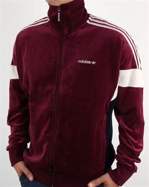 velvet adidas tracksuit top